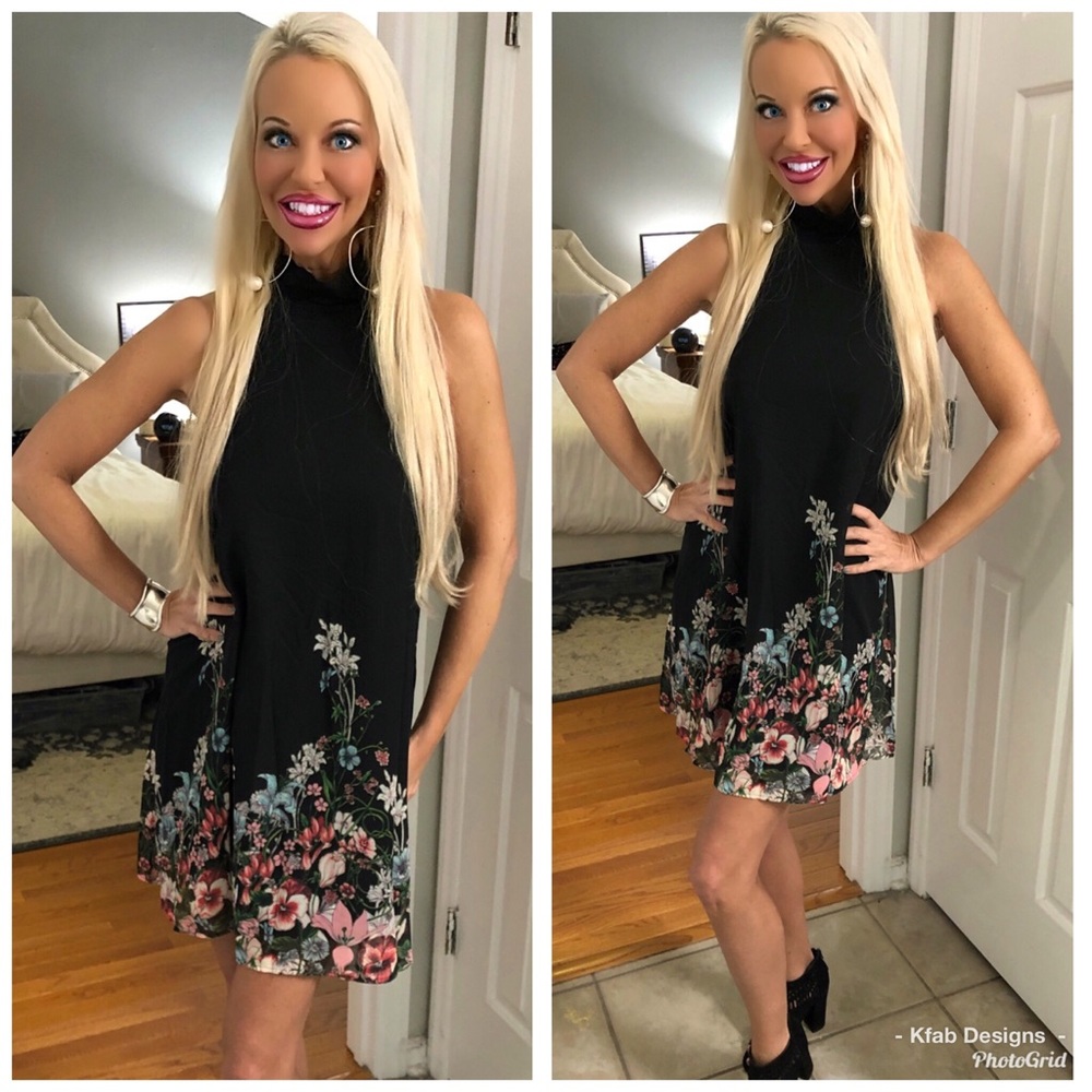 🥰LAST 1! Stunning Embroidered Back Tie Dress! - Picture 2 of 8